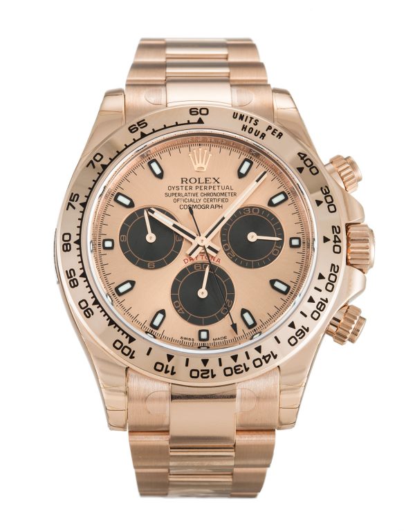 Rolex Daytona 116505 Mens 40 Mm Rose Gold Case Automatic Movement