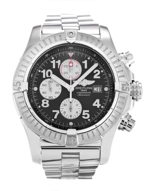 Breitling Super Avenger A13370 Mens 48.4 Mm Steel Case Automatic Movement