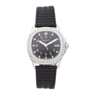 Ladies Patek Philippe Aquanaut Luce 5067a-001 Dial Black Stainless Steel