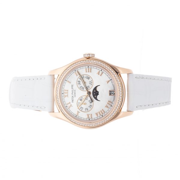 Ladies Rose Gold Patek Philippe Complications 4936r-001 Dial White - Image 2