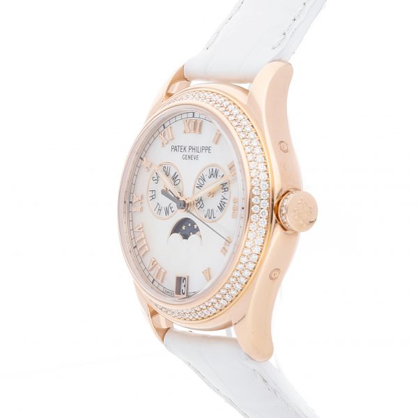 Ladies Rose Gold Patek Philippe Complications 4936r-001 Dial White - Image 3