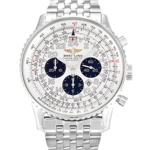 Breitling Cosmonaute A22322 Mens 41.5 Mm Steel Case Quartz Movement