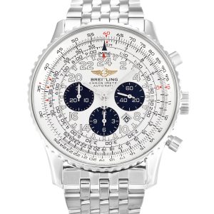 Breitling Cosmonaute A22322 Mens 41.5 Mm Steel Case Quartz Movement