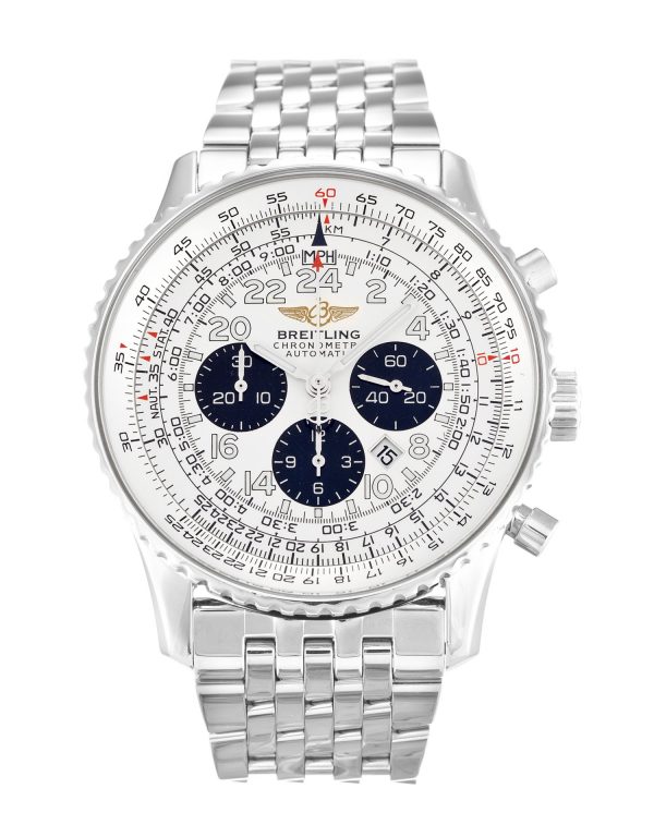 Breitling Cosmonaute A22322 Mens 41.5 Mm Steel Case Quartz Movement