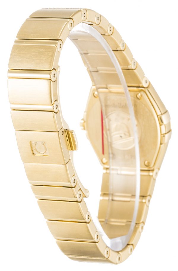 Omega Constellation 123.55.24.60.05.002 Ladies 24 Mm Yellow Gold Set With Diamonds Case Automatic Movement - Image 3