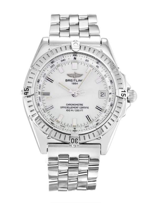 Breitling Wings Automatic A10350 Mens 46 Mm Steel Case Automatic Movement