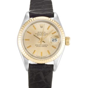 Rolex Datejust Lady 69173 Ladies 26 Mm Steel & Yellow Gold Case Automatic Movement