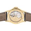 Men Yellow Gold Patek Philippe Calatrava 5127J-001 Black Band - Image 3