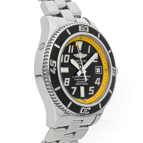 Men Dial Black Breitling Superocean A1736402/Ba32 Stainless Steel - Image 3