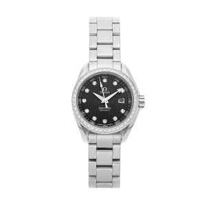 Ladies Diamond Omega Seamaster 231.15.30.61.56.001 Case 30mm