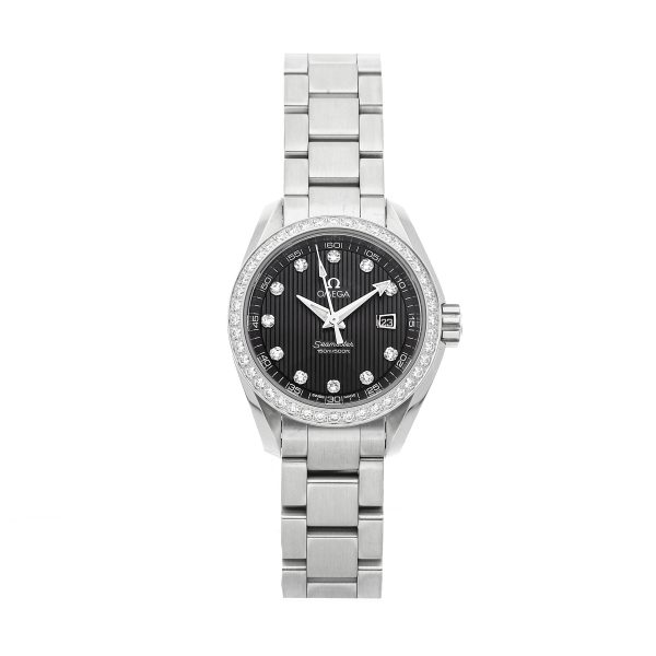 Ladies Diamond Omega Seamaster 231.15.30.61.56.001 Case 30mm