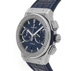 Titanium Hublot Classic Fusion 521.Nx.7170.Lr Dial Blue Mechanical