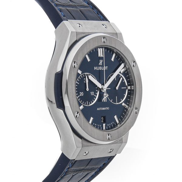 Titanium Hublot Classic Fusion 521.Nx.7170.Lr Dial Blue Mechanical - Image 3