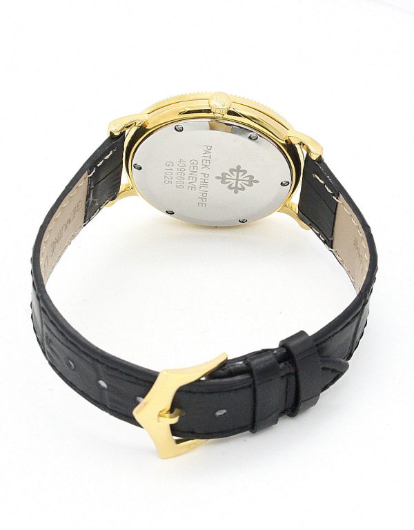 Patek Philippe Calatrava 5120j Mens 33 Mm Yellow Gold Case Automatic Movement - Image 4