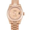 Rolex Datejust Lady 179175f Ladies 26 Mm Rose Gold Case Automatic Movement