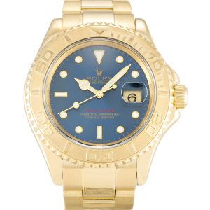 Rolex Yacht-master 16628 Mens 40 Mm Yellow Gold Case Automatic Movement