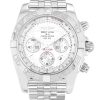 Breitling Chronomat 44 Ab0110 Mens 43.5 Mm Steel Case Quartz Movement