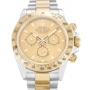 Rolex Daytona 116523 Mens 40 Mm Steel & Yellow Gold Case Automatic Movement