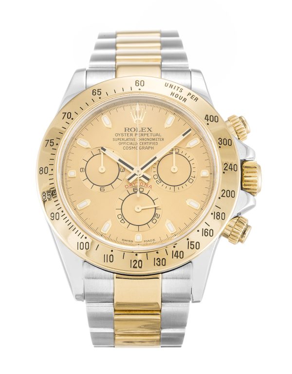 Rolex Daytona 116523 Mens 40 Mm Steel & Yellow Gold Case Automatic Movement