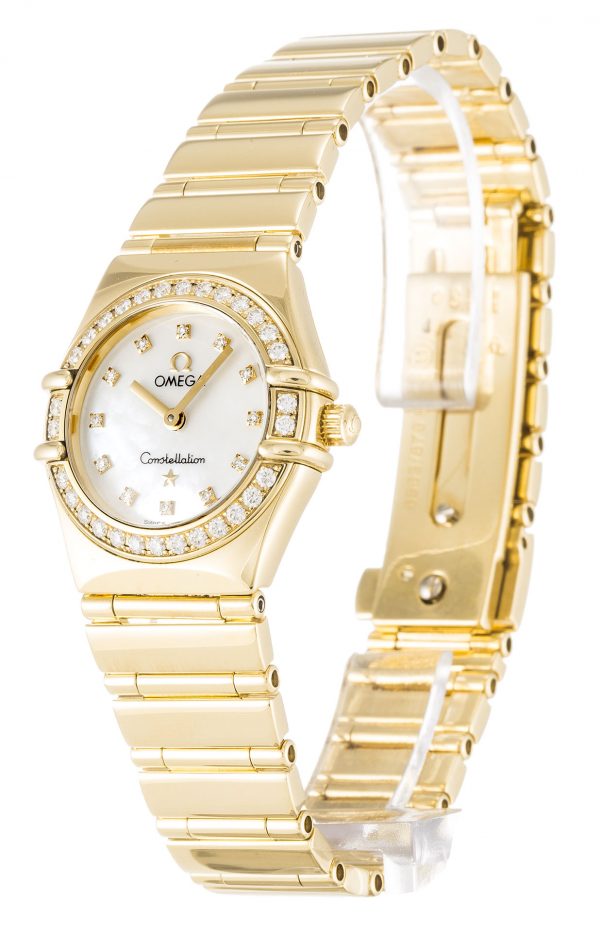 Omega My Choice Mini 1164.75.00 Ladies 22.5 Mm Yellow Gold Set With Diamonds Case Quartz Movement - Image 2