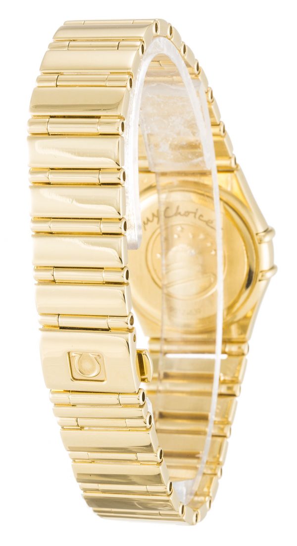Omega My Choice Mini 1164.75.00 Ladies 22.5 Mm Yellow Gold Set With Diamonds Case Quartz Movement - Image 3