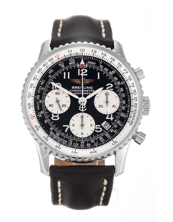 Breitling Navitimer A23322 Mens 41.8 Mm Steel Case Quartz Movement