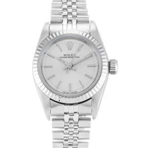 Rolex Lady Oyster Perpetual 67194 Ladies 24 Mm Steel Case Automatic Movement