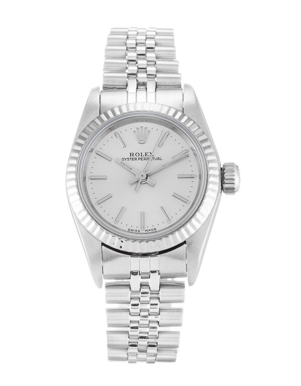 Rolex Lady Oyster Perpetual 67194 Ladies 24 Mm Steel Case Automatic Movement