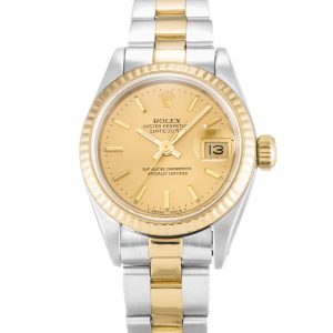 Rolex Datejust Lady 69173 Ladies 26 Mm Steel & Yellow Gold Case Automatic Movement