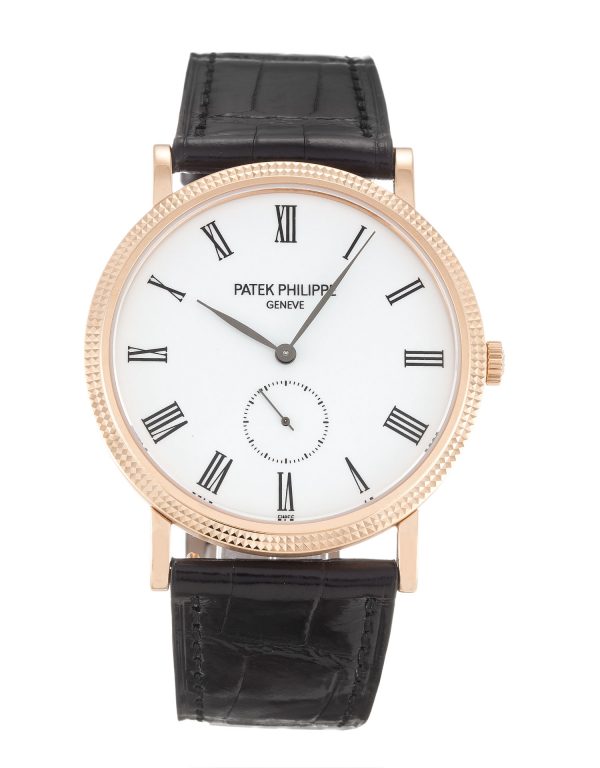 Patek Philippe Calatrava 5119r Mens 36 Mm Rose Gold Case Manual Movement