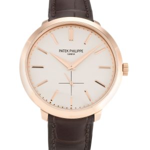 Patek Philippe Calatrava 5123r-001 Mens 38 Mm Rose Gold Case Manual Movement