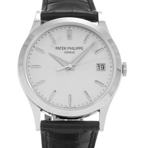 Patek Philippe Calatrava 5296g Mens 38 Mm White Gold Case Automatic Movement