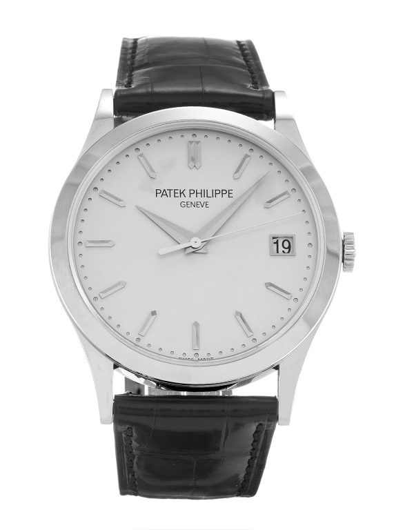 Patek Philippe Calatrava 5296g Mens 38 Mm White Gold Case Automatic Movement