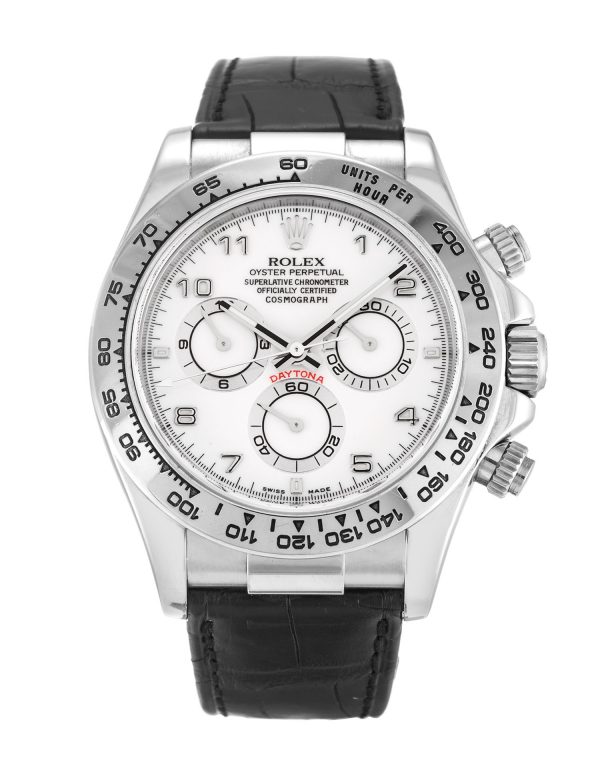 Rolex Daytona 116519 Mens 40 Mm White Gold Case Automatic Movement