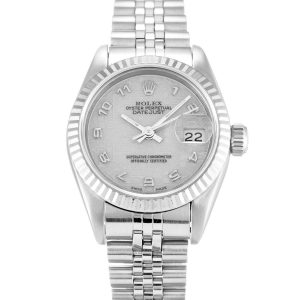 Rolex Datejust Lady 69174 Ladies 26 Mm Steel & White Gold Case Automatic Movement