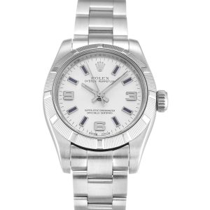 Rolex Lady Oyster Perpetual 176210 Ladies 26 Mm Steel Case Automatic Movement