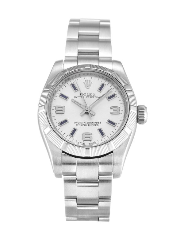 Rolex Lady Oyster Perpetual 176210 Ladies 26 Mm Steel Case Automatic Movement