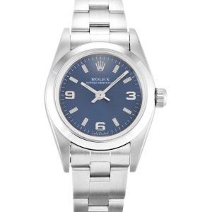 Rolex Lady Oyster Perpetual 76080 Ladies 24 Mm Steel Case Automatic Movement