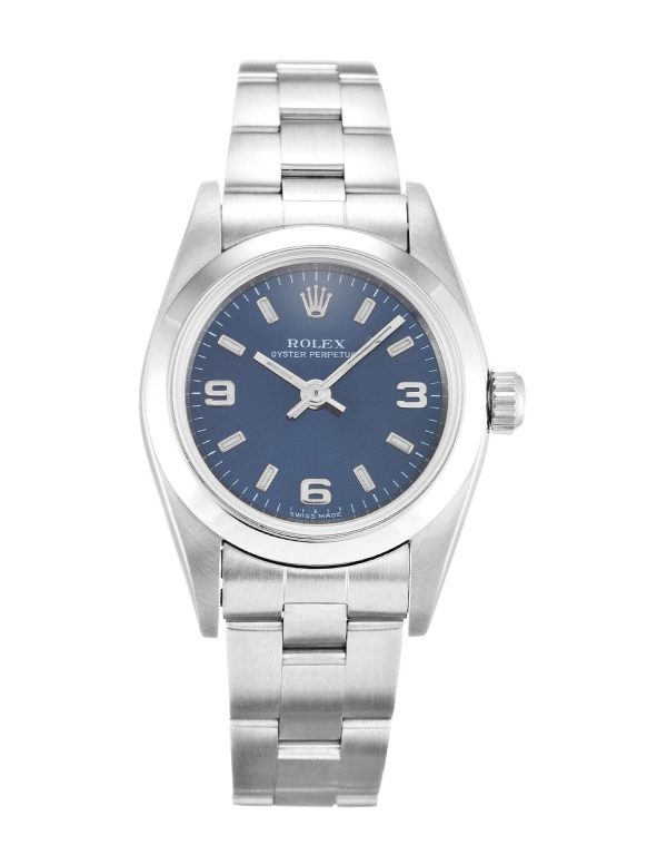 Rolex Lady Oyster Perpetual 76080 Ladies 24 Mm Steel Case Automatic Movement