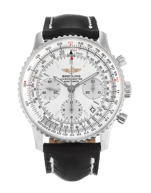 Breitling Navitimer A23322 Mens 41.8 Mm Steel Case Quartz Movement