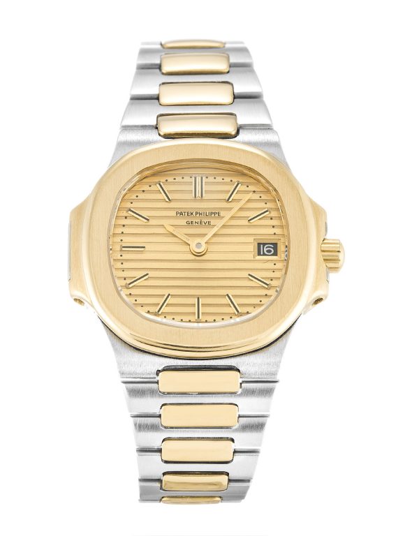 Patek Philippe Nautilus Jan-00 Ladies 24 Mm Steel & Yellow Gold Case Quartz Movement