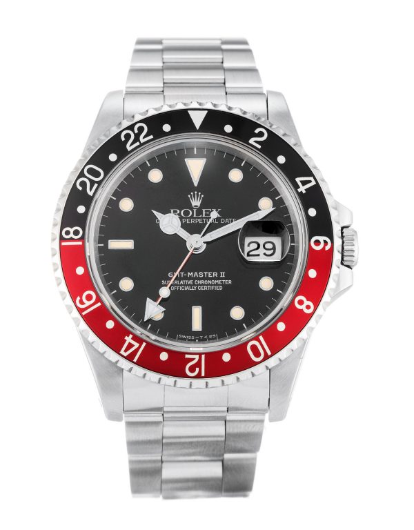 Rolex Gmt Master Ii 16710 Mens 40 Mm Steel Case Automatic Movement