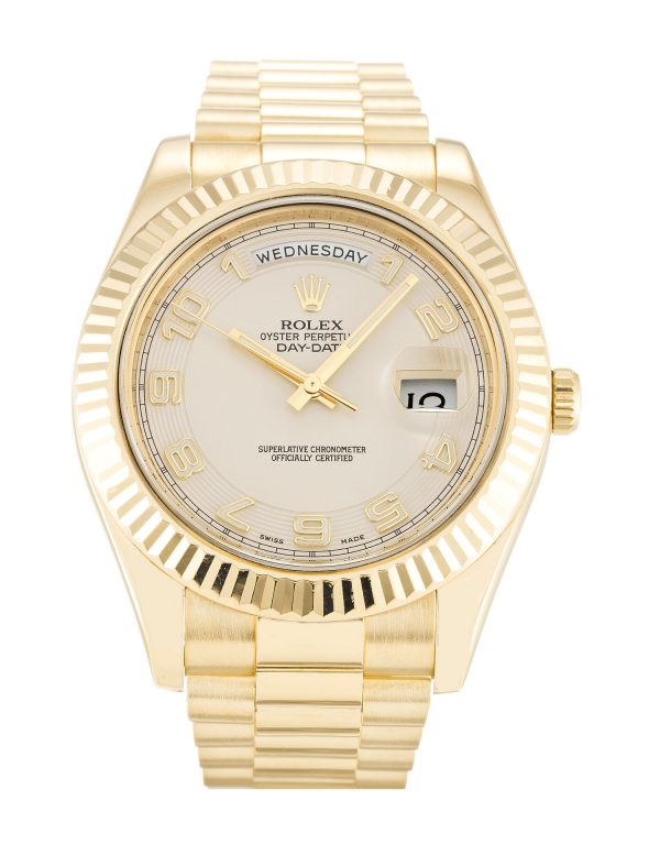 Rolex Day-date Ii 218238 Mens 41 Mm Yellow Gold Case Automatic Movement