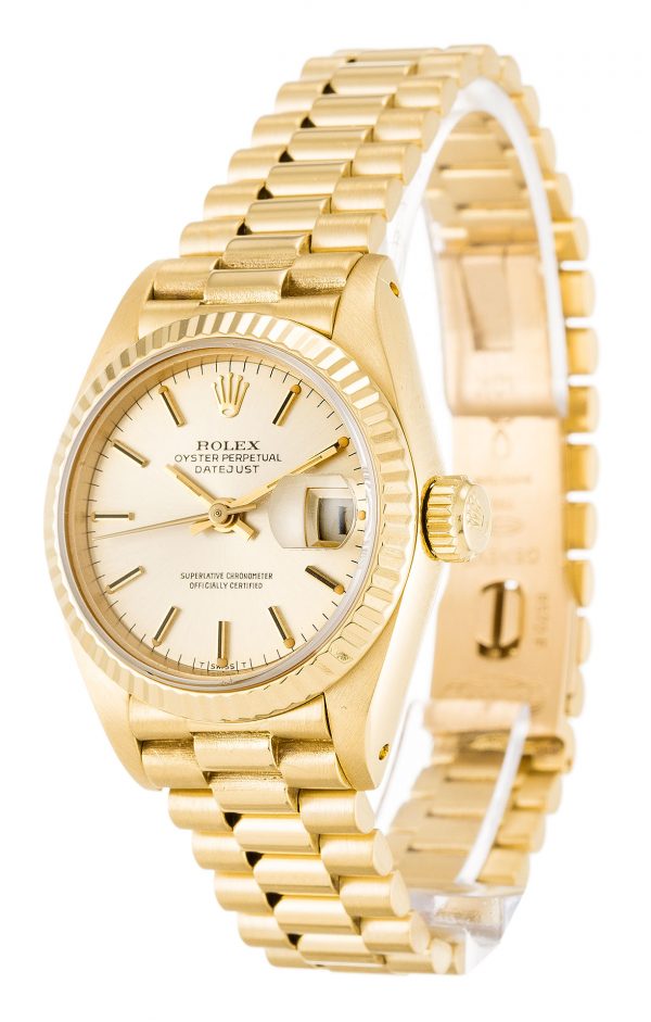 Rolex Datejust Lady 69178 Ladies 26 Mm Yellow Gold Case Automatic Movement - Image 2