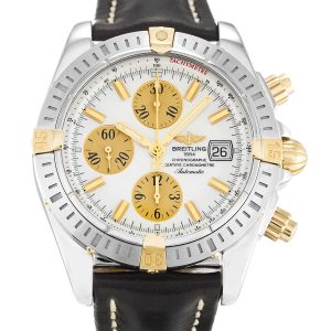 Breitling Chronomat Evolution B13356 Mens 43.7 Mm Steel & Yellow Gold Case Automatic Movement