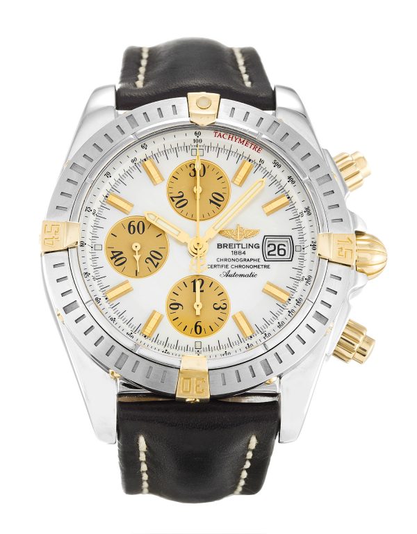 Breitling Chronomat Evolution B13356 Mens 43.7 Mm Steel & Yellow Gold Case Automatic Movement