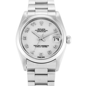 Rolex Mid-size Datejust 68240 Unisex 30 Mm Steel Case Automatic Movement