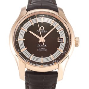 Omega De Ville Hour Vision 431.63.41.21.13.001 Mens 41 Mm Red Gold Case Automatic Co-axial Movement