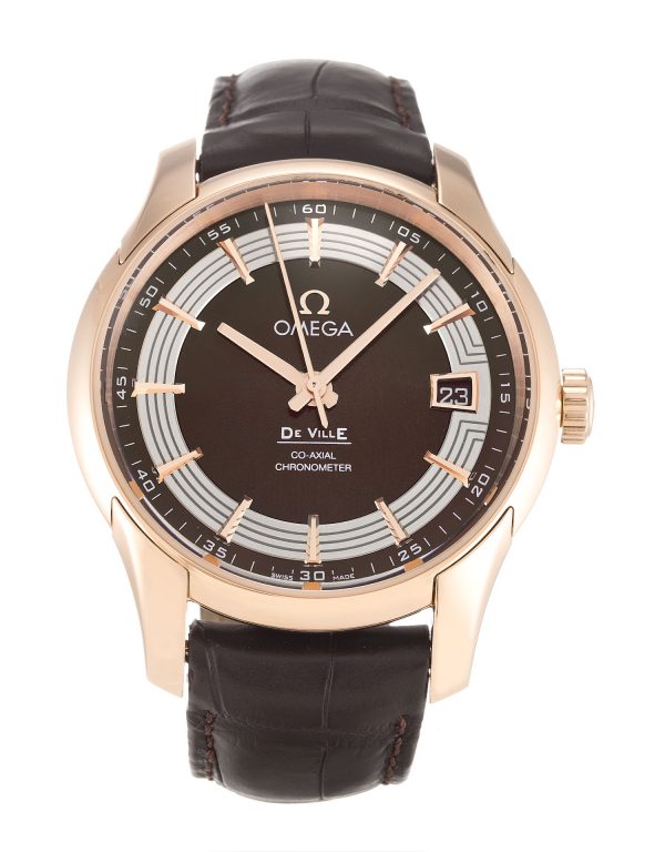 Omega De Ville Hour Vision 431.63.41.21.13.001 Mens 41 Mm Red Gold Case Automatic Co-axial Movement