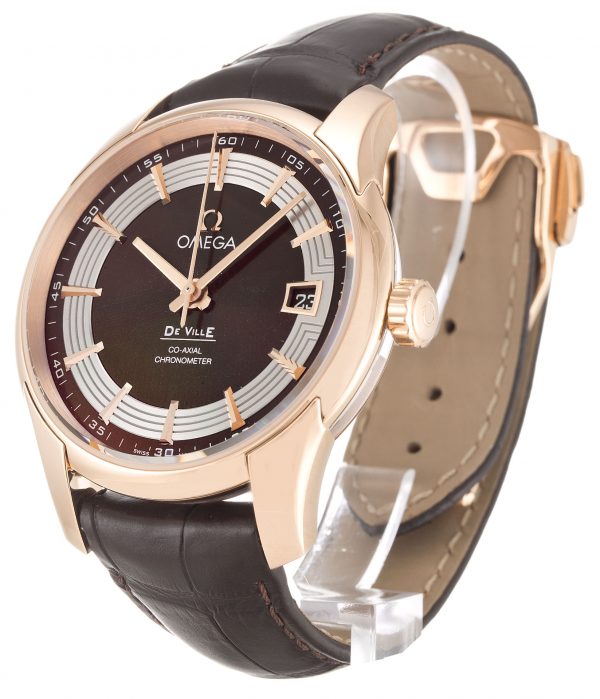Omega De Ville Hour Vision 431.63.41.21.13.001 Mens 41 Mm Red Gold Case Automatic Co-axial Movement - Image 2